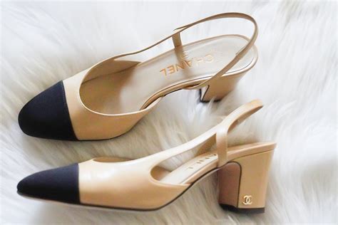 chanel slingback nude with black point|My Honest Review: Chanel Slingbacks .